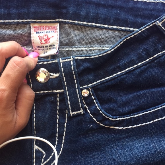 Fabulous True Religion Jeans w/Swaraski👖💎 - Picture 4 of 6